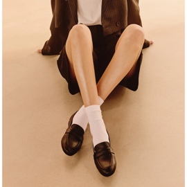 Marco Shoes mocasines sin forro negro 1