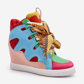 Zapatillas Mujer Cuña Multicolor Leoppa 2
