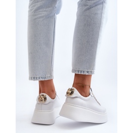 Zapatillas Mujer Piel Plataforma CheBello 4367 Blanco 11