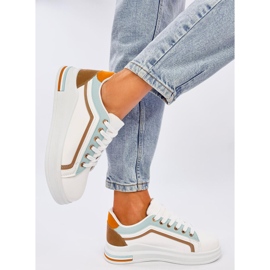 Zapatillas de mujer Ateer Azul blanco 1