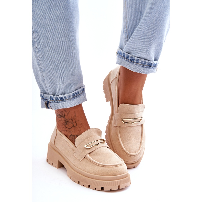 Seastar Mocasines De Mujer En Ante Beige Pure Love 3