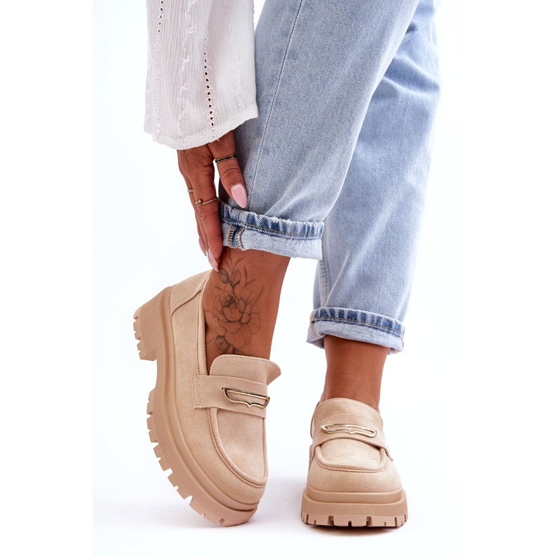 Seastar Mocasines De Mujer En Ante Beige Pure Love 2