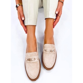 Mocasines de mujer Molla Beige 4