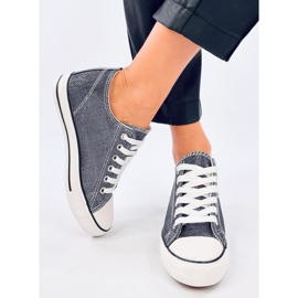 Zapatillas Foss Black con cuña negro 4