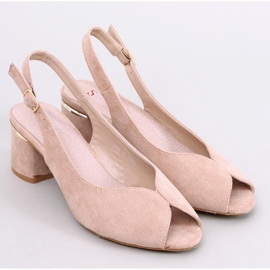 Sandalia tacón Venus Khaki beige 5