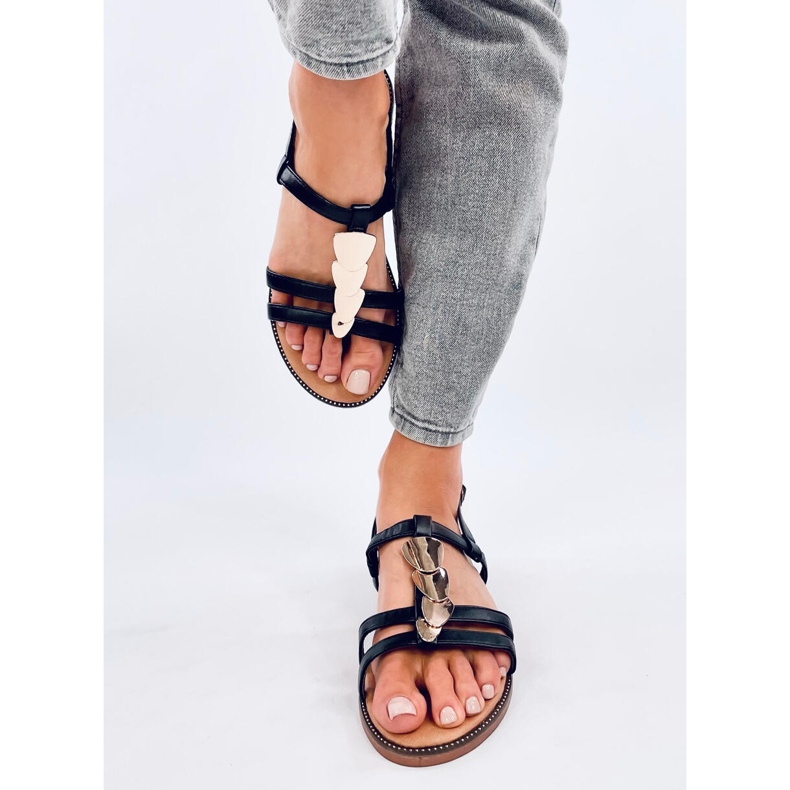 Sandalias mujer Hermine Negro 1