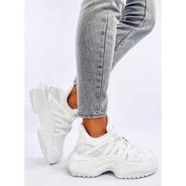 Nuthall Zapatillas cuña blancas blanco 2
