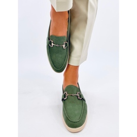 Mocasines mujer Milva Verde 1