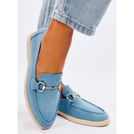 Mocasines mujer Milva Azul 2