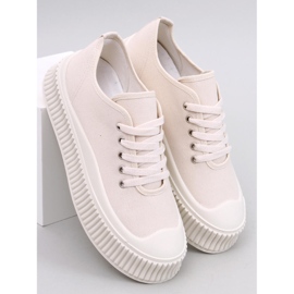 Pratt Zapatillas plataforma beige 1