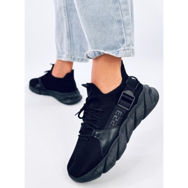 Zapatillas tipo calcetín Wades negras negro 3