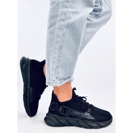 Zapatillas tipo calcetín Wades negras negro 2