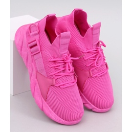 Zapatillas tipo calcetín Wades fucsia rosado 5