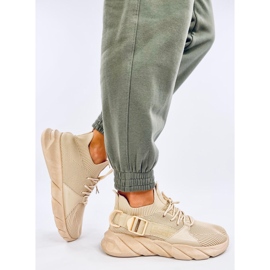 Wades Zapatillas tipo calcetín beige 3