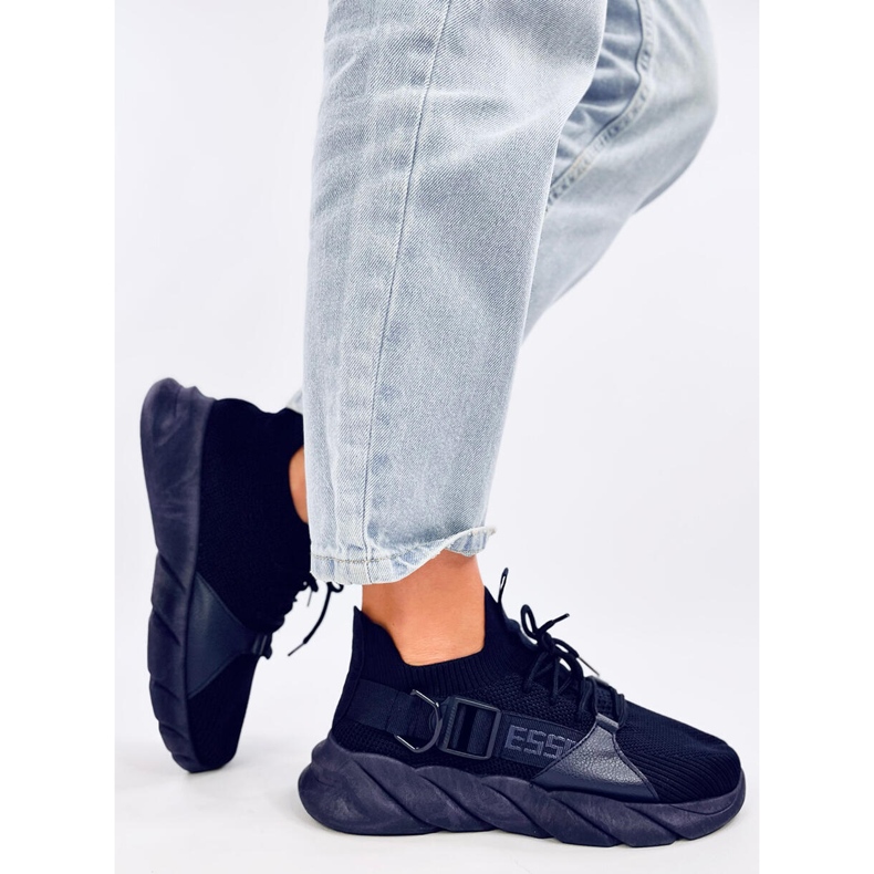 Wades zapatillas tipo calcetín en azul marino 2 Wades zapatillas tipo calcetín en azul marino 2