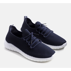 Deportivas Eltro de hombre azul marino 1