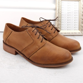 Zapatos con cordones para mujer en piel marrón de Dolce Pietro 4