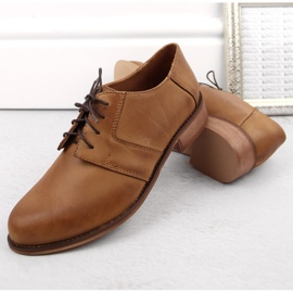 Zapatos con cordones para mujer en piel marrón de Dolce Pietro 5