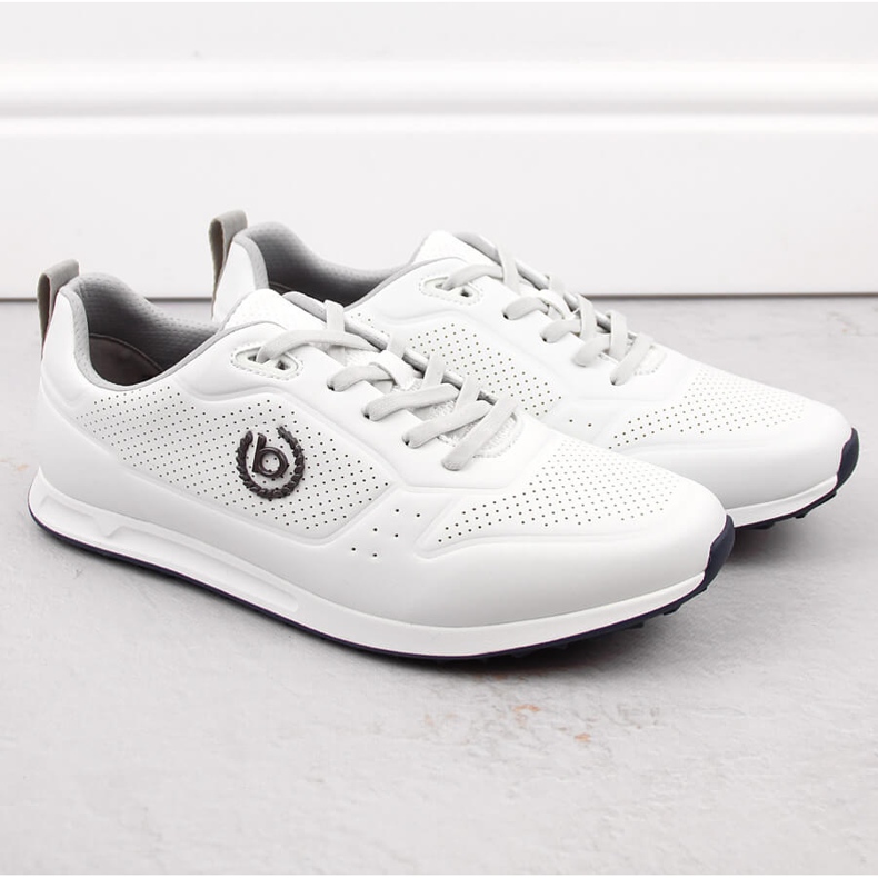 Calzado deportivo cómodo para hombre, blanco Bugatti NN153239 1 Calzado deportivo cómodo para hombre, blanco Bugatti NN153239 1