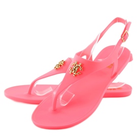 Chanclas Meliski KM101 naranja rosado 1