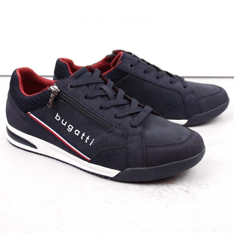 Zapatillas deportivas cómodas para hombre, azul marino Bugatti NN153409 1 Zapatillas deportivas cómodas para hombre, azul marino Bugatti NN153409 1