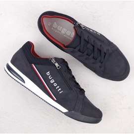 Zapatillas deportivas cómodas para hombre, azul marino Bugatti NN153409 4