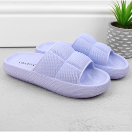 Pantuflas mujer celeste Vinceza 76052 violeta 5