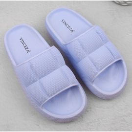 Pantuflas mujer celeste Vinceza 76052 violeta 7