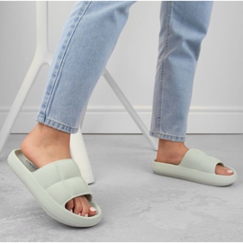 Pantuflas de mujer verde claro Vinceza 76052 2