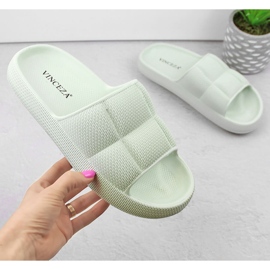 Pantuflas de mujer verde claro Vinceza 76052 4