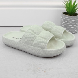 Pantuflas de mujer verde claro Vinceza 76052 5
