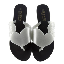 Meliski Flying heart KM116 NEGRO/PLATA blanco 1 Meliski Flying heart KM116 NEGRO/PLATA blanco 1
