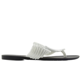 Meliski Flying heart KM116 NEGRO/PLATA blanco 3