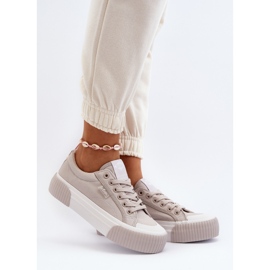 Zapatillas de Mujer con Suela Gruesa Lee Cooper LCW-24-31-2178 Gris 4