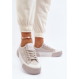 Zapatillas de Mujer con Suela Gruesa Lee Cooper LCW-24-31-2178 Gris 5