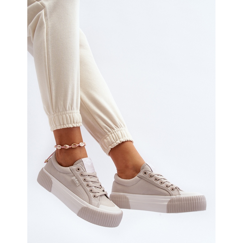 Zapatillas de Mujer con Suela Gruesa Lee Cooper LCW-24-31-2178 Gris 1