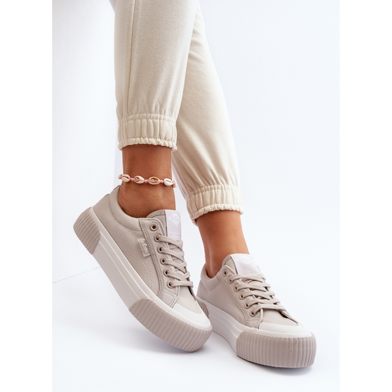 Zapatillas de Mujer con Suela Gruesa Lee Cooper LCW-24-31-2178 Gris 2