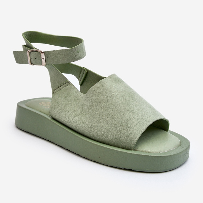 Sandalias Cómodas con Plataforma Mujer, Verde Rubie 1 Sandalias Cómodas con Plataforma Mujer, Verde Rubie 1