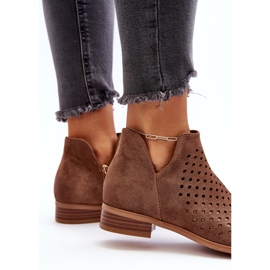 Vinceza Botas Planas Mujer Janetris Bajas Marrón 10
