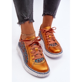 Deportivas Mujer Piel Maciejka 06327-18 Naranja 9