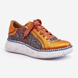 Deportivas Mujer Piel Maciejka 06327-18 Naranja 3