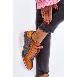 Deportivas Mujer Piel Maciejka 06327-18 Naranja 6