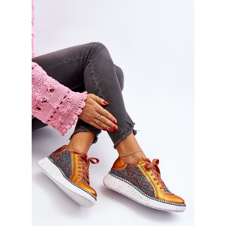 Deportivas Mujer Piel Maciejka 06327-18 Naranja 1