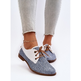 Zapatos Planos Mujer Piel Maciejka 06461-17 Azul 6
