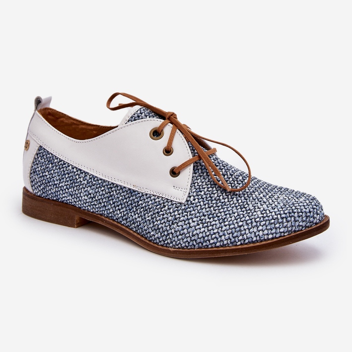 Zapatos Planos Mujer Piel Maciejka 06461-17 Azul 1