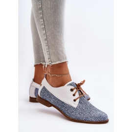 Zapatos Planos Mujer Piel Maciejka 06461-17 Azul 5