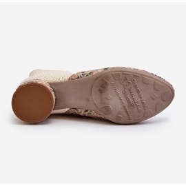 Botas Tacón Trenzado Maciejka 04937-22 Beige Claro 7