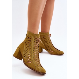 Botas Ante Caladas Maciejka 05508-24 Oliva verde 5