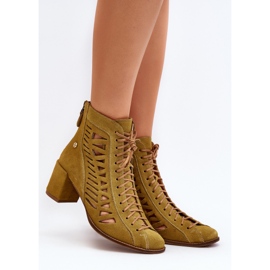 Botas Ante Caladas Maciejka 05508-24 Oliva verde 4