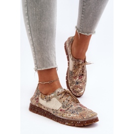 Zapatos Mujer Estampados Maciejka 06347-04 Beige 4